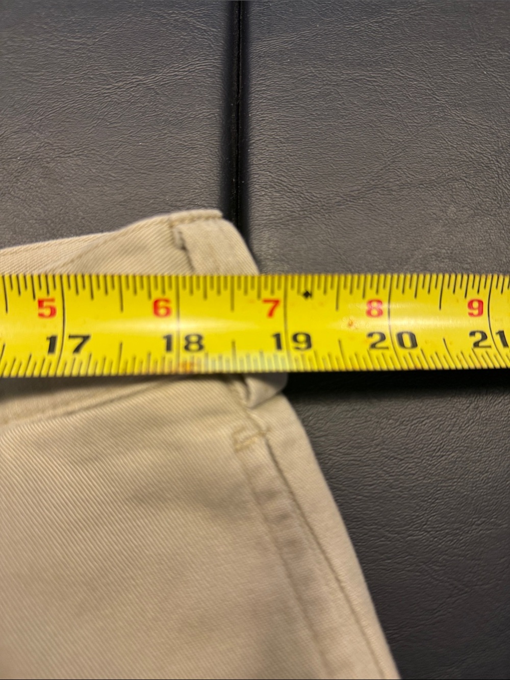 Tommy Hilfiger Cream Pants with Navy Trim - Picture 3 of 5
